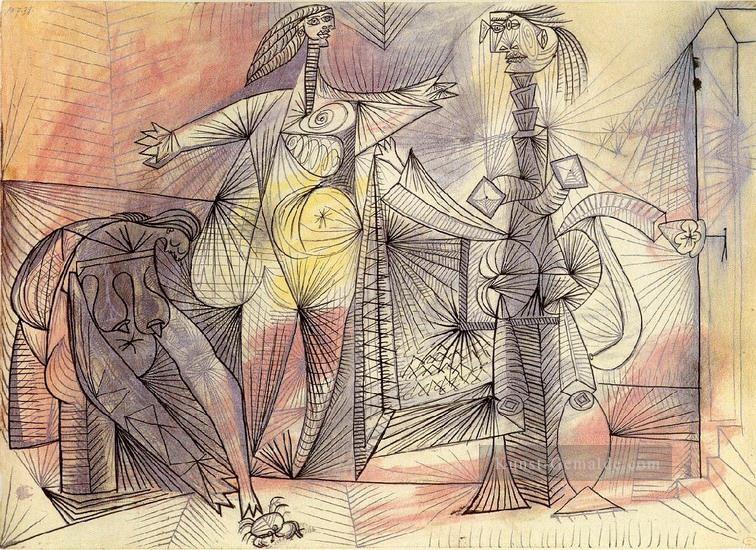 Baigneuses au crabe 1938 kubist Pablo Picasso Ölgemälde